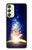 W3554 Magic Spell Book Hülle Schutzhülle Taschen und Leder Flip für Samsung Galaxy A24 4G