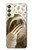 W3559 Sloth Pattern Hülle Schutzhülle Taschen und Leder Flip für Samsung Galaxy A24 4G