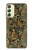 W3661 William Morris Forest Velvet Hülle Schutzhülle Taschen und Leder Flip für Samsung Galaxy A24 4G