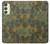 W3662 William Morris Vine Pattern Hülle Schutzhülle Taschen und Leder Flip für Samsung Galaxy A24 4G