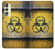 W3669 Biological Hazard Tank Graphic Hülle Schutzhülle Taschen und Leder Flip für Samsung Galaxy A24 4G