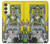 W3739 Tarot Card The Chariot Hülle Schutzhülle Taschen und Leder Flip für Samsung Galaxy A24 4G