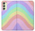 W3810 Pastel Unicorn Summer Wave Hülle Schutzhülle Taschen und Leder Flip für Samsung Galaxy A24 4G