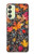 W3889 Maple Leaf Hülle Schutzhülle Taschen und Leder Flip für Samsung Galaxy A24 4G