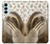 W3559 Sloth Pattern Hülle Schutzhülle Taschen und Leder Flip für Samsung Galaxy M14