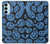 W3679 Cute Ghost Pattern Hülle Schutzhülle Taschen und Leder Flip für Samsung Galaxy M14