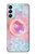 W3709 Pink Galaxy Hülle Schutzhülle Taschen und Leder Flip für Samsung Galaxy M14