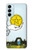 W3722 Tarot Card Ace of Pentacles Coins Hülle Schutzhülle Taschen und Leder Flip für Samsung Galaxy M14
