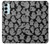 W3835 Cute Ghost Pattern Hülle Schutzhülle Taschen und Leder Flip für Samsung Galaxy M14