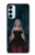 W3847 Lilith Devil Bride Gothic Girl Skull Grim Reaper Hülle Schutzhülle Taschen und Leder Flip für Samsung Galaxy M14