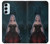 W3847 Lilith Devil Bride Gothic Girl Skull Grim Reaper Hülle Schutzhülle Taschen und Leder Flip für Samsung Galaxy M14