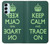 W3862 Keep Calm and Trade On Hülle Schutzhülle Taschen und Leder Flip für Samsung Galaxy M14