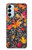 W3889 Maple Leaf Hülle Schutzhülle Taschen und Leder Flip für Samsung Galaxy M14