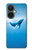 W0843 Blue Whale Hülle Schutzhülle Taschen und Leder Flip für OnePlus Nord CE 3 Lite, Nord N30 5G
