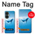W0843 Blue Whale Hülle Schutzhülle Taschen und Leder Flip für OnePlus Nord CE 3 Lite, Nord N30 5G