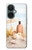 W1425 Seashells on The Beach Hülle Schutzhülle Taschen und Leder Flip für OnePlus Nord CE 3 Lite, Nord N30 5G