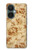 W2180 Flower Floral Vintage Pattern Hülle Schutzhülle Taschen und Leder Flip für OnePlus Nord CE 3 Lite, Nord N30 5G