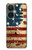 W2349 Old American Flag Hülle Schutzhülle Taschen und Leder Flip für OnePlus Nord CE 3 Lite, Nord N30 5G