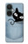 W2641 Pocket Black Cat Hülle Schutzhülle Taschen und Leder Flip für OnePlus Nord CE 3 Lite, Nord N30 5G