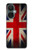 W2894 Vintage British Flag Hülle Schutzhülle Taschen und Leder Flip für OnePlus Nord CE 3 Lite, Nord N30 5G