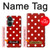 W2951 Red Polka Dots Hülle Schutzhülle Taschen und Leder Flip für OnePlus Nord CE 3 Lite, Nord N30 5G