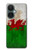 W2976 Wales Football Soccer Flag Hülle Schutzhülle Taschen und Leder Flip für OnePlus Nord CE 3 Lite, Nord N30 5G