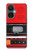 W3204 Red Cassette Recorder Graphic Hülle Schutzhülle Taschen und Leder Flip für OnePlus Nord CE 3 Lite, Nord N30 5G