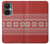 W3384 Winter Seamless Knitting Pattern Hülle Schutzhülle Taschen und Leder Flip für OnePlus Nord CE 3 Lite, Nord N30 5G