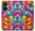 W3477 Abstract Diamond Pattern Hülle Schutzhülle Taschen und Leder Flip für OnePlus Nord CE 3 Lite, Nord N30 5G