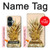 W3490 Gold Pineapple Hülle Schutzhülle Taschen und Leder Flip für OnePlus Nord CE 3 Lite, Nord N30 5G