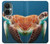 W3497 Green Sea Turtle Hülle Schutzhülle Taschen und Leder Flip für OnePlus Nord CE 3 Lite, Nord N30 5G