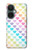 W3499 Colorful Heart Pattern Hülle Schutzhülle Taschen und Leder Flip für OnePlus Nord CE 3 Lite, Nord N30 5G