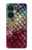 W3539 Mermaid Fish Scale Hülle Schutzhülle Taschen und Leder Flip für OnePlus Nord CE 3 Lite, Nord N30 5G