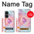 W3709 Pink Galaxy Hülle Schutzhülle Taschen und Leder Flip für OnePlus Nord CE 3 Lite, Nord N30 5G