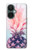 W3711 Pink Pineapple Hülle Schutzhülle Taschen und Leder Flip für OnePlus Nord CE 3 Lite, Nord N30 5G