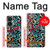 W3712 Pop Art Pattern Hülle Schutzhülle Taschen und Leder Flip für OnePlus Nord CE 3 Lite, Nord N30 5G