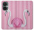 W3805 Flamingo Pink Pastel Hülle Schutzhülle Taschen und Leder Flip für OnePlus Nord CE 3 Lite, Nord N30 5G