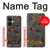 W3815 Psychedelic Art Hülle Schutzhülle Taschen und Leder Flip für OnePlus Nord CE 3 Lite, Nord N30 5G