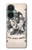 W3818 Vintage Playing Card Hülle Schutzhülle Taschen und Leder Flip für OnePlus Nord CE 3 Lite, Nord N30 5G