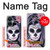 W3821 Sugar Skull Steam Punk Girl Gothic Hülle Schutzhülle Taschen und Leder Flip für OnePlus Nord CE 3 Lite, Nord N30 5G