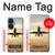 W3837 Airplane Take off Sunrise Hülle Schutzhülle Taschen und Leder Flip für OnePlus Nord CE 3 Lite, Nord N30 5G