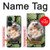 W3863 Pygmy Hedgehog Dwarf Hedgehog Paint Hülle Schutzhülle Taschen und Leder Flip für OnePlus Nord CE 3 Lite, Nord N30 5G