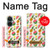 W3883 Fruit Pattern Hülle Schutzhülle Taschen und Leder Flip für OnePlus Nord CE 3 Lite, Nord N30 5G