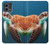 W3497 Green Sea Turtle Hülle Schutzhülle Taschen und Leder Flip für Motorola Moto G Stylus 5G (2023)