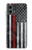 W3687 Firefighter Thin Red Line American Flag Hülle Schutzhülle Taschen und Leder Flip für Motorola Moto G Stylus 5G (2023)