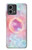 W3709 Pink Galaxy Hülle Schutzhülle Taschen und Leder Flip für Motorola Moto G Stylus 5G (2023)