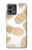 W3718 Seamless Pineapple Hülle Schutzhülle Taschen und Leder Flip für Motorola Moto G Stylus 5G (2023)