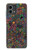 W3815 Psychedelic Art Hülle Schutzhülle Taschen und Leder Flip für Motorola Moto G Stylus 5G (2023)