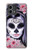 W3821 Sugar Skull Steam Punk Girl Gothic Hülle Schutzhülle Taschen und Leder Flip für Motorola Moto G Stylus 5G (2023)