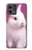 W3870 Cute Baby Bunny Hülle Schutzhülle Taschen und Leder Flip für Motorola Moto G Stylus 5G (2023)